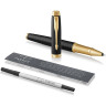Ручка-роллер PARKER IM Premium BLACK GT, F CW1931660